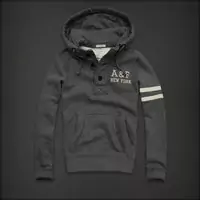 hommes giacca hoodie abercrombie & fitch 2013 classic x-8010 gris fonce